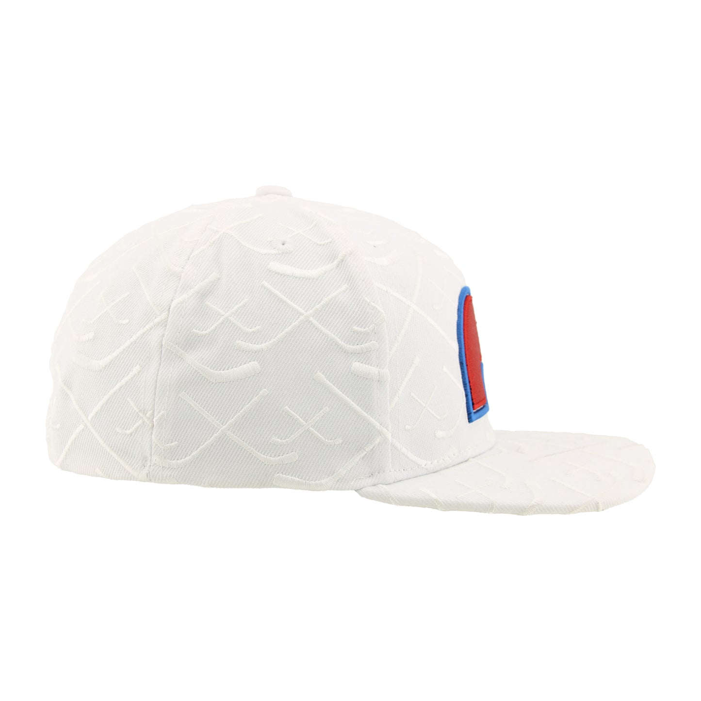Colorado Avalanche Heritage Raised Cross Stix Snapback Hat