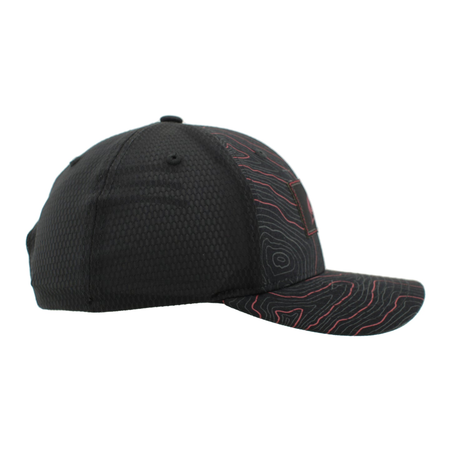 Right side facing black hat