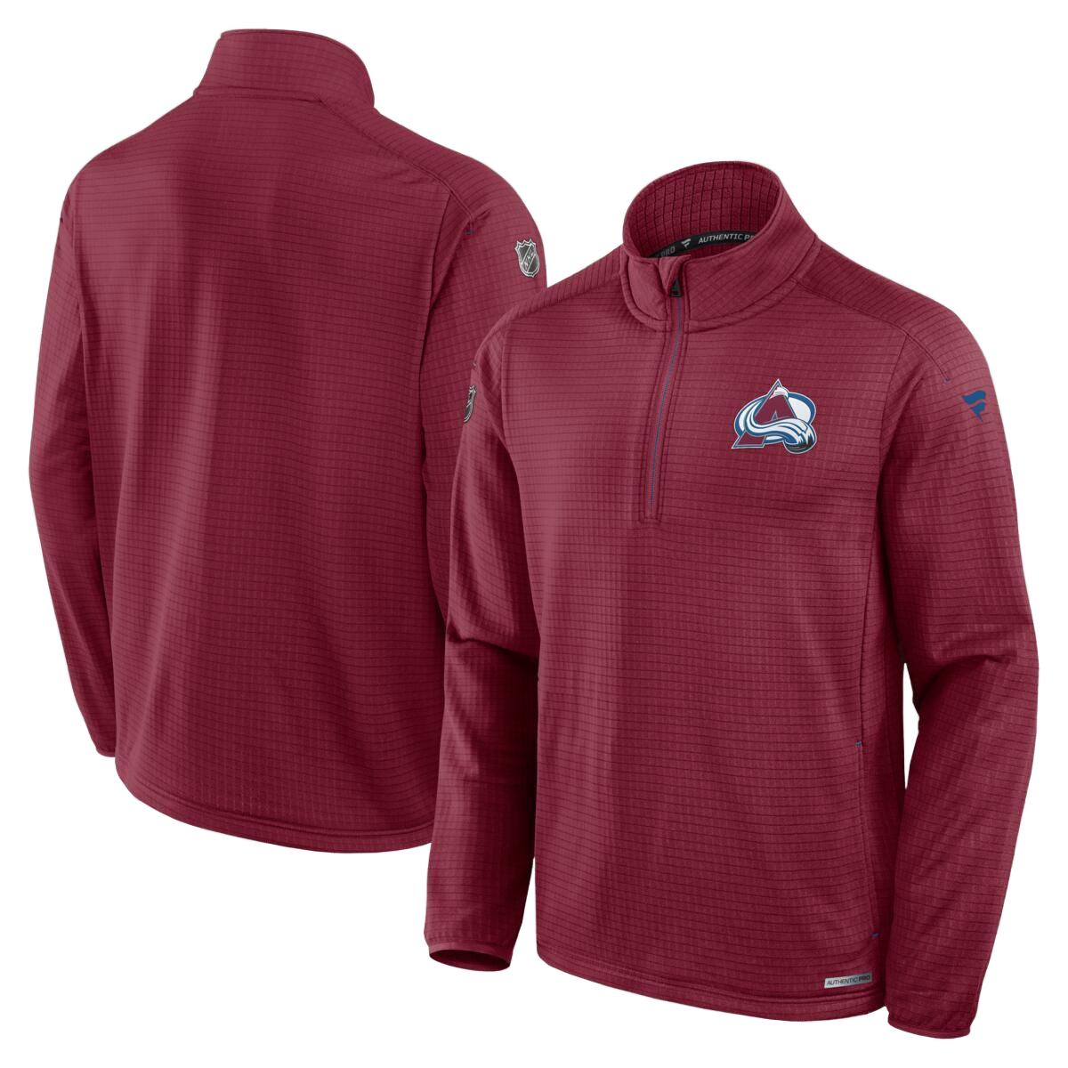 2024-25 Avalanche Authentic Pro Rink 1/4 Zip - Burgundy