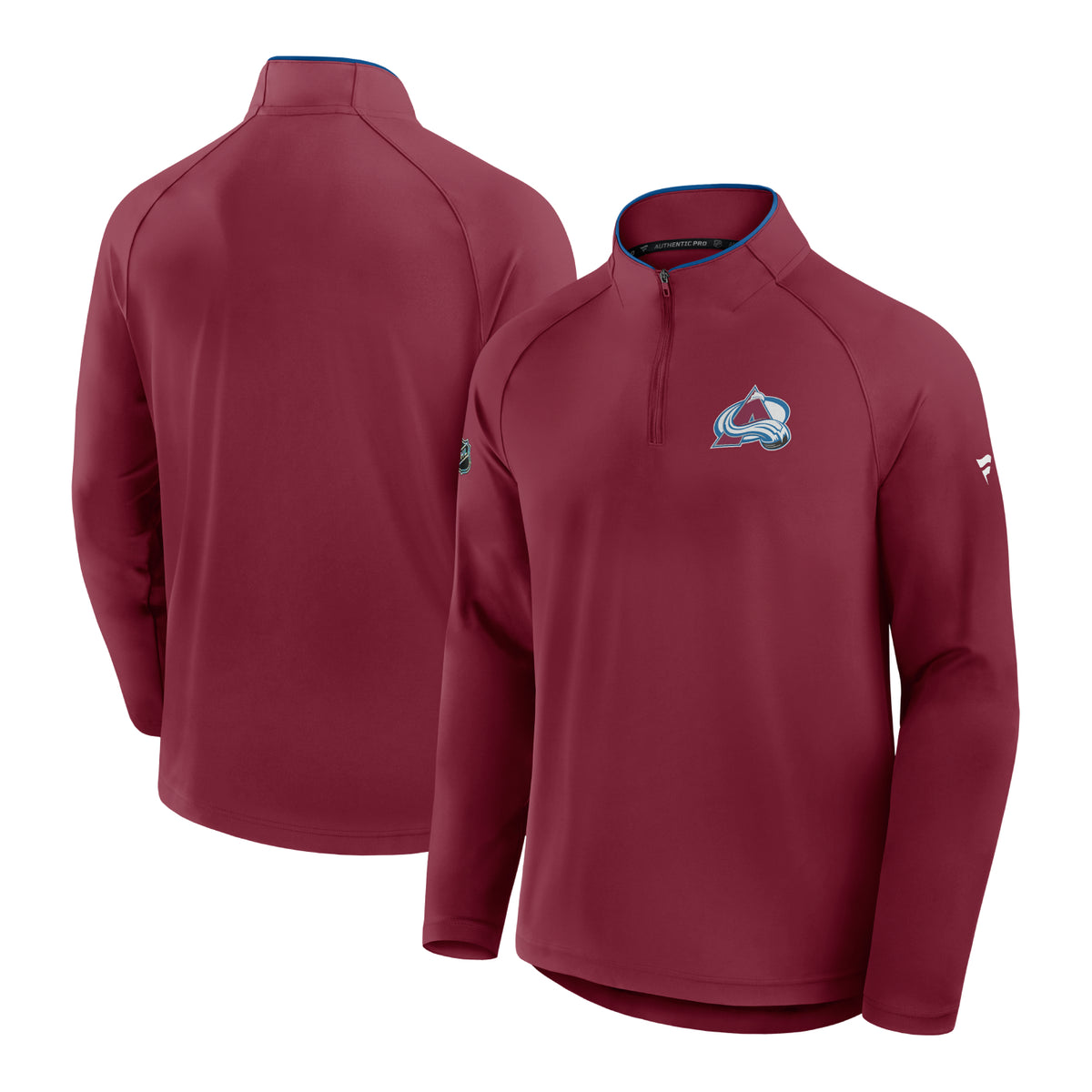 Colorado Avalanche Fanatics Authentic Pro Rink Quarter Zip