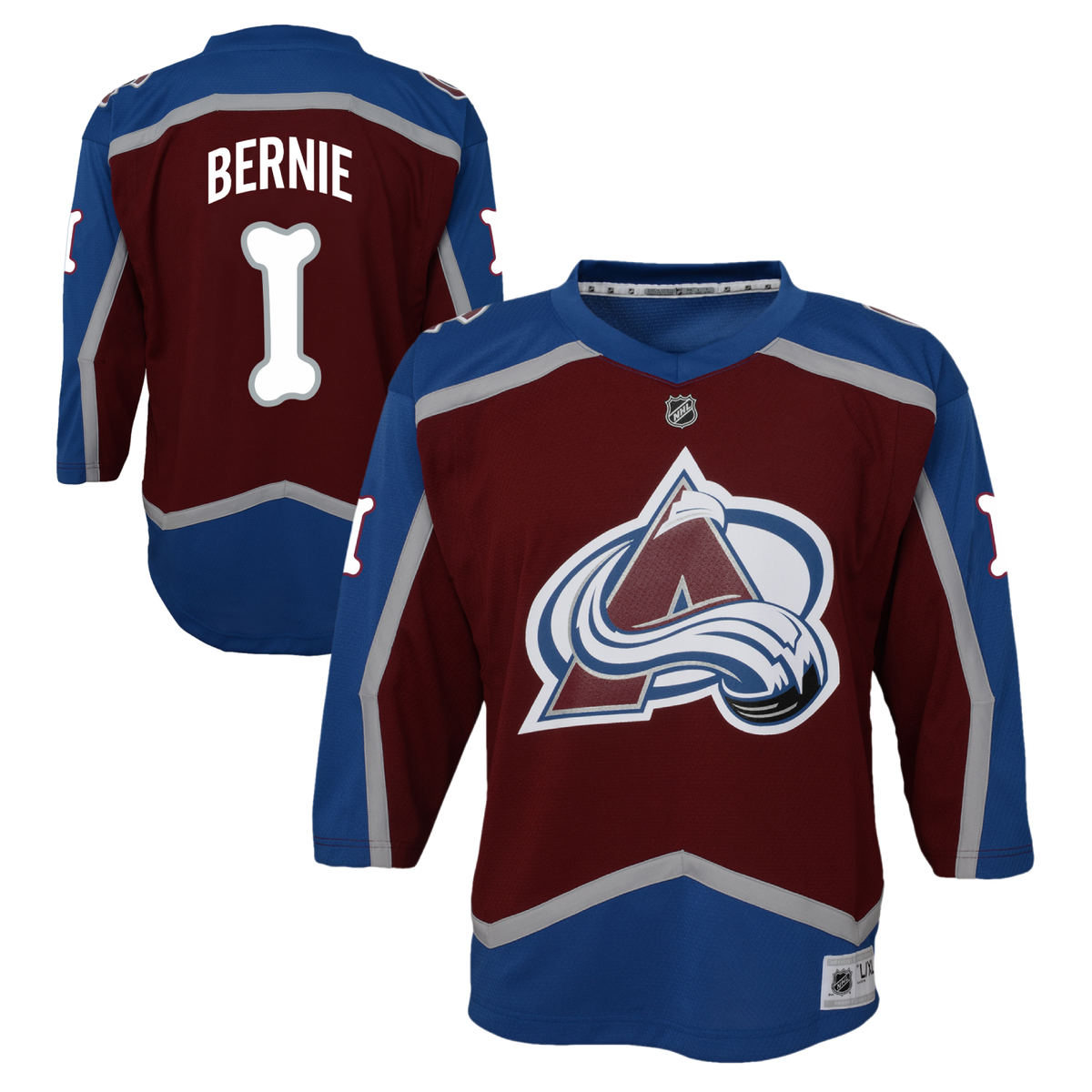 Youth Colorado Avalanche Bernie Home Replica Jersey