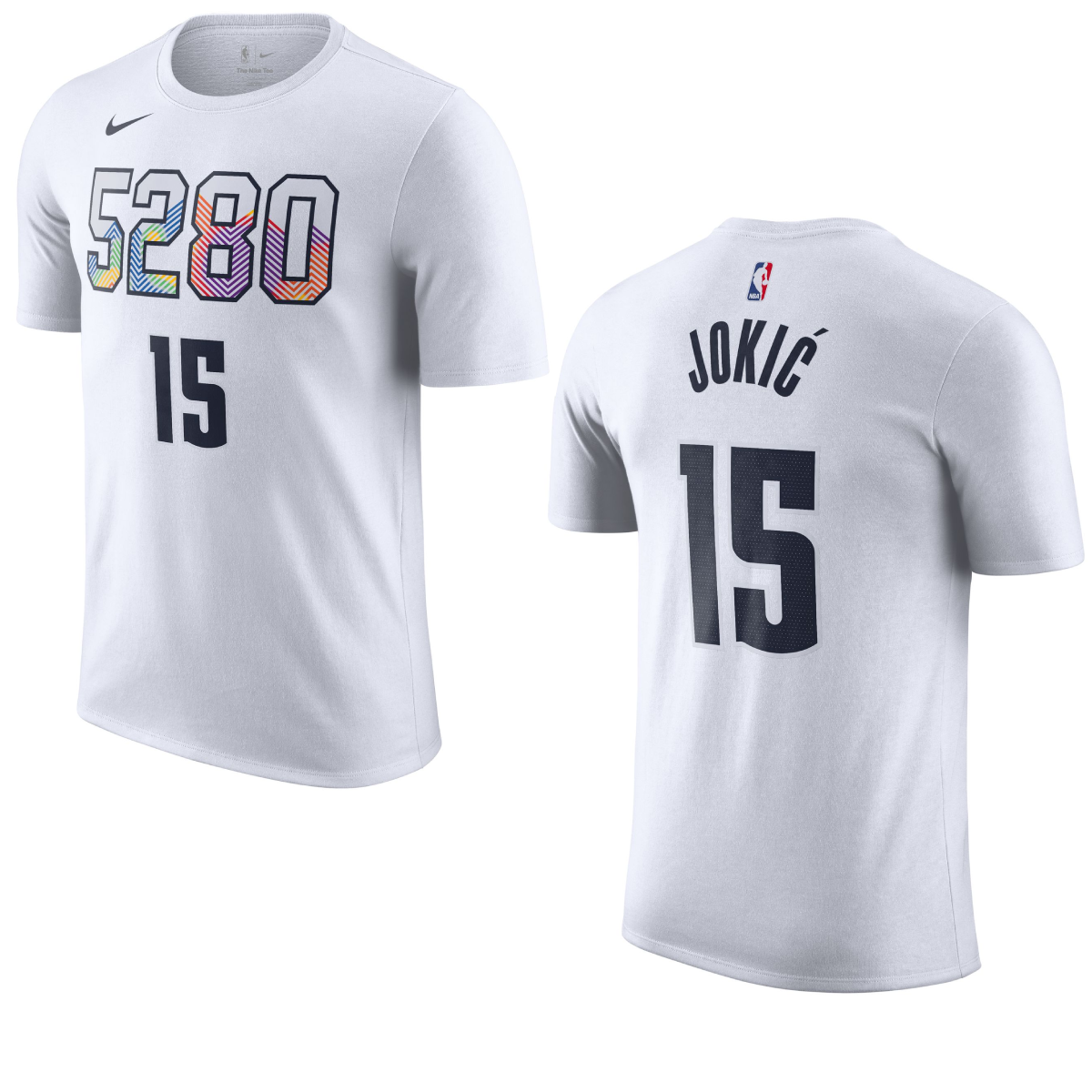 15 Nikola Joki 2024 25 Nuggets City Edition S S Player Tee Altitude Authentics