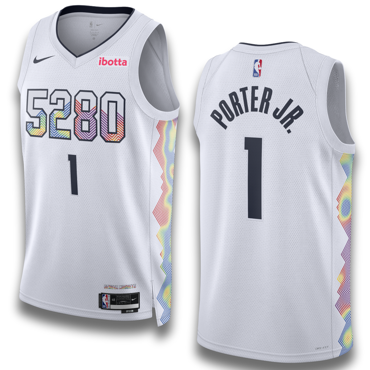 2024 25 Nuggets 1 Michael Porter Jr. City Edition Swingman Jersey Altitude Authentics