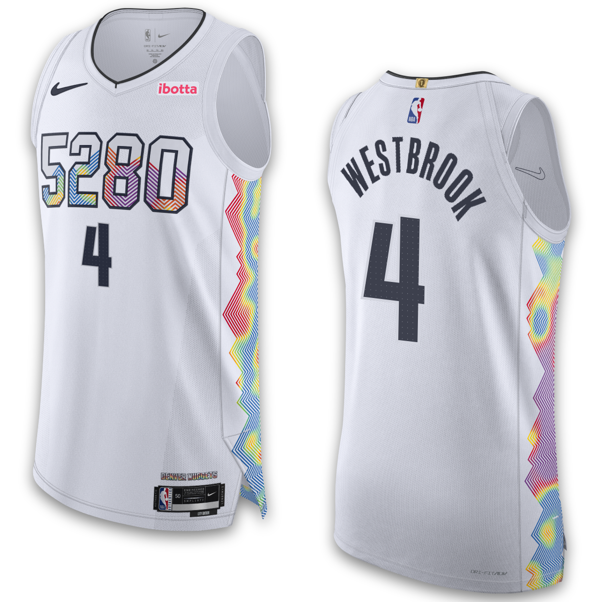 2024 25 Nuggets 4 Russell Westbrook City Edition Authentic Jersey Altitude Authentics