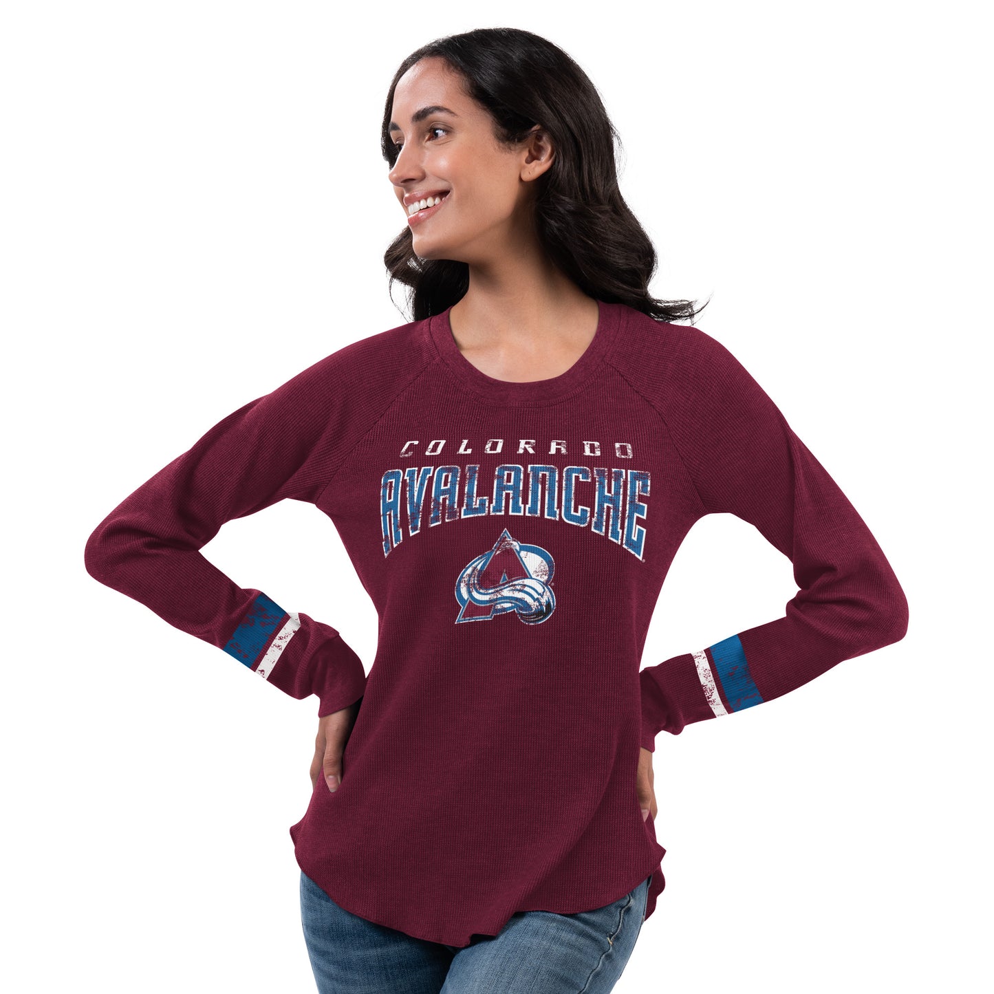 Avalanche Women's Waffle Jersey Long Sleeve T-Shirt