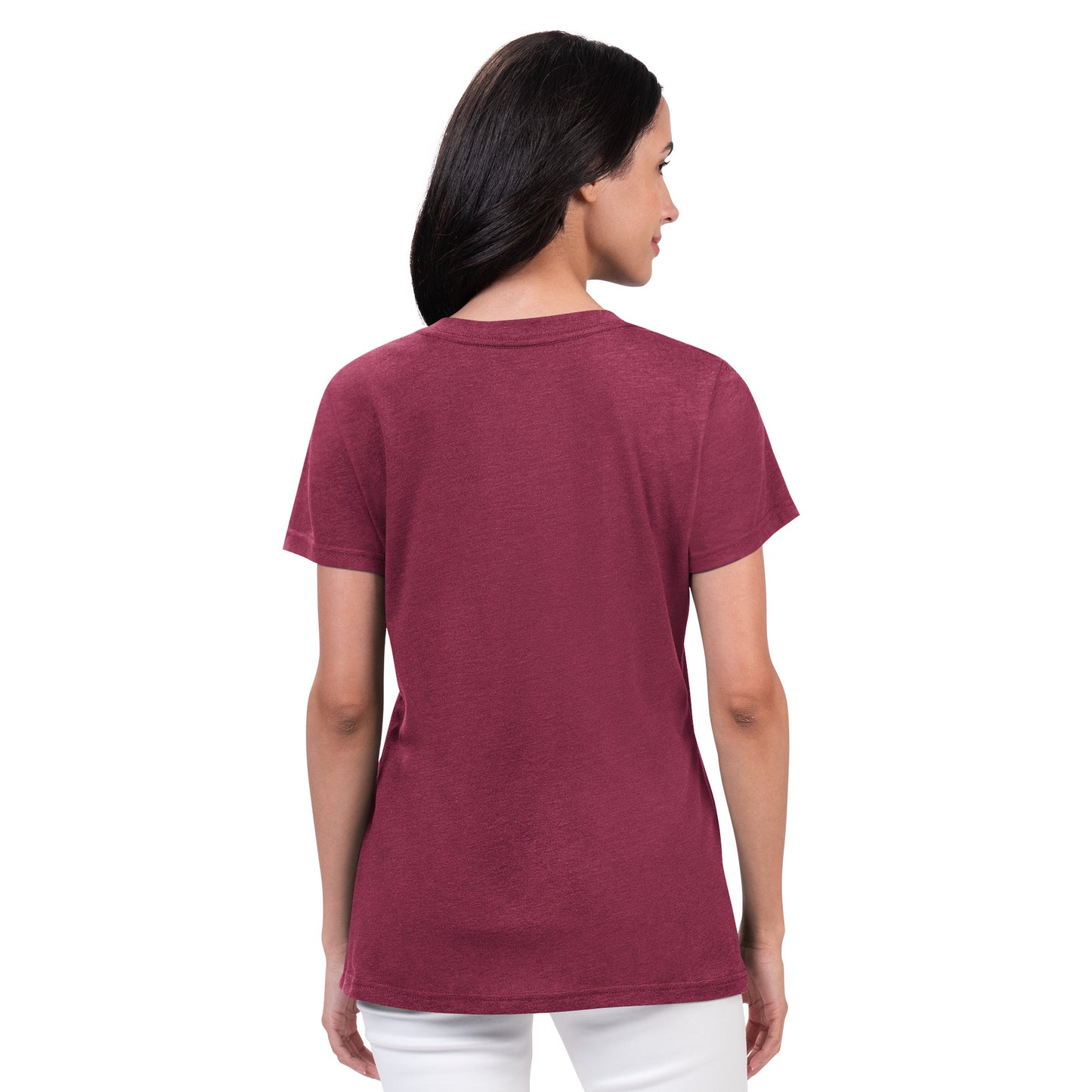 Avalanche Women's Key Move V-Neck T-Shirt - Burgundy