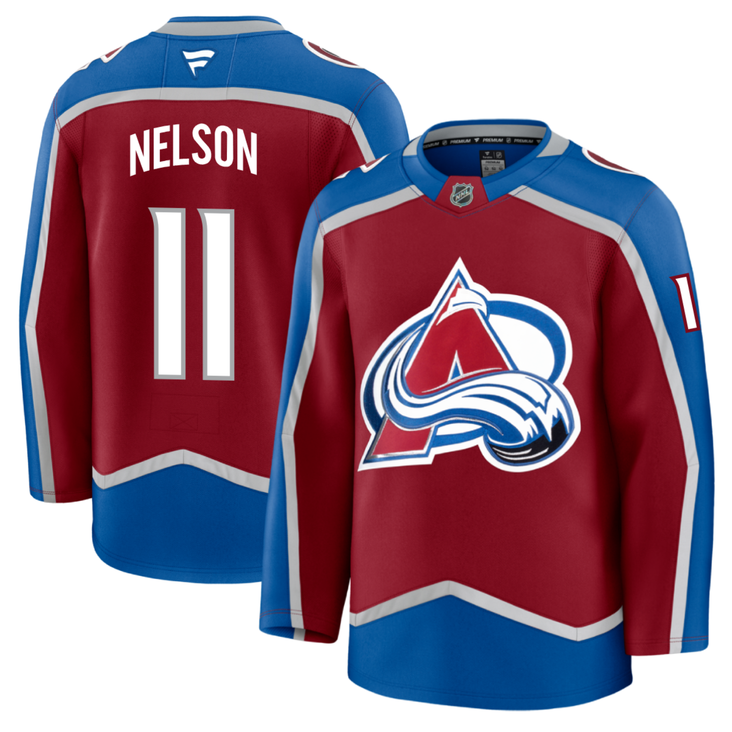 Colorado Avalanche #11 Brock Nelson Premium Home Jersey
