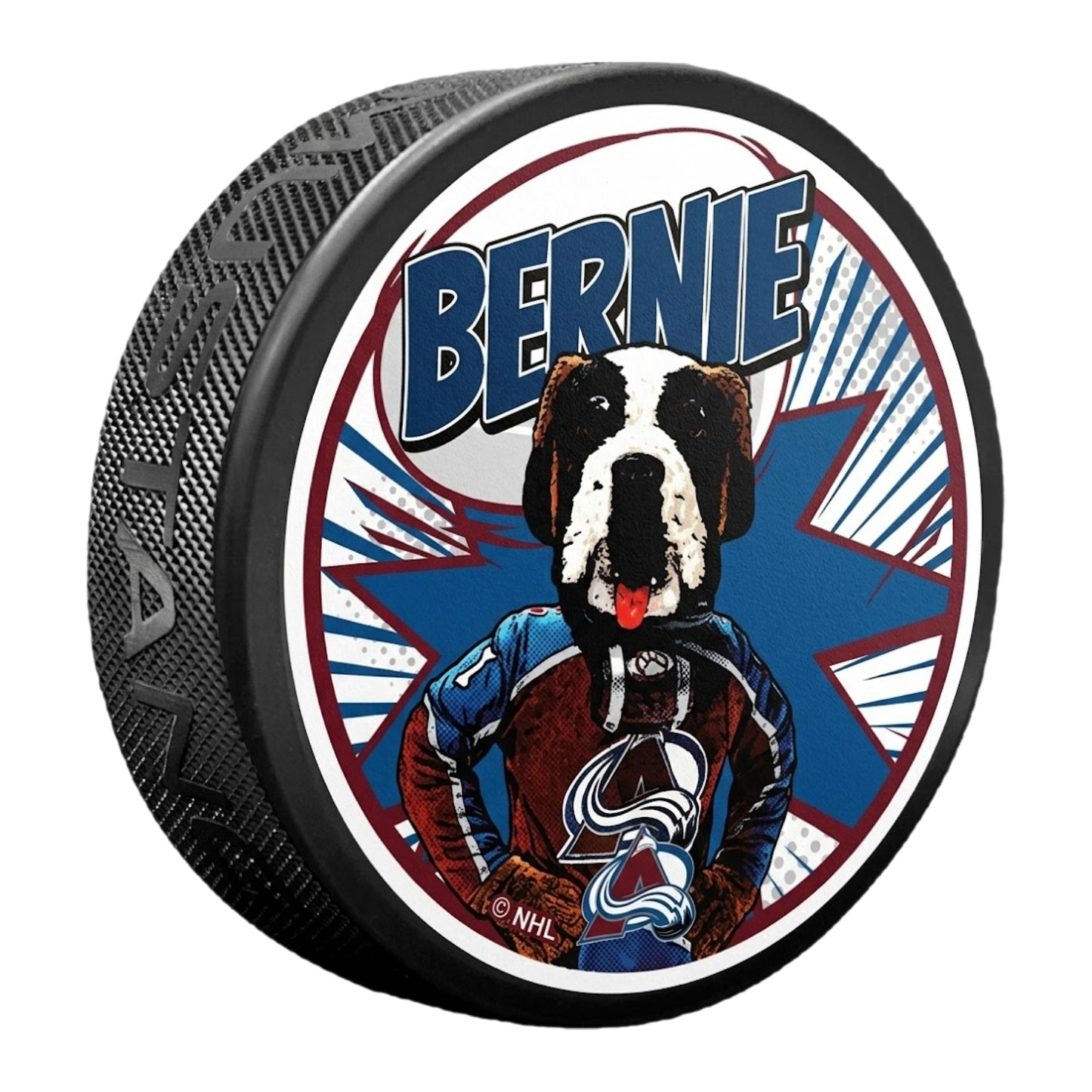Colorado Avalanche Bernie Kaboom Puck