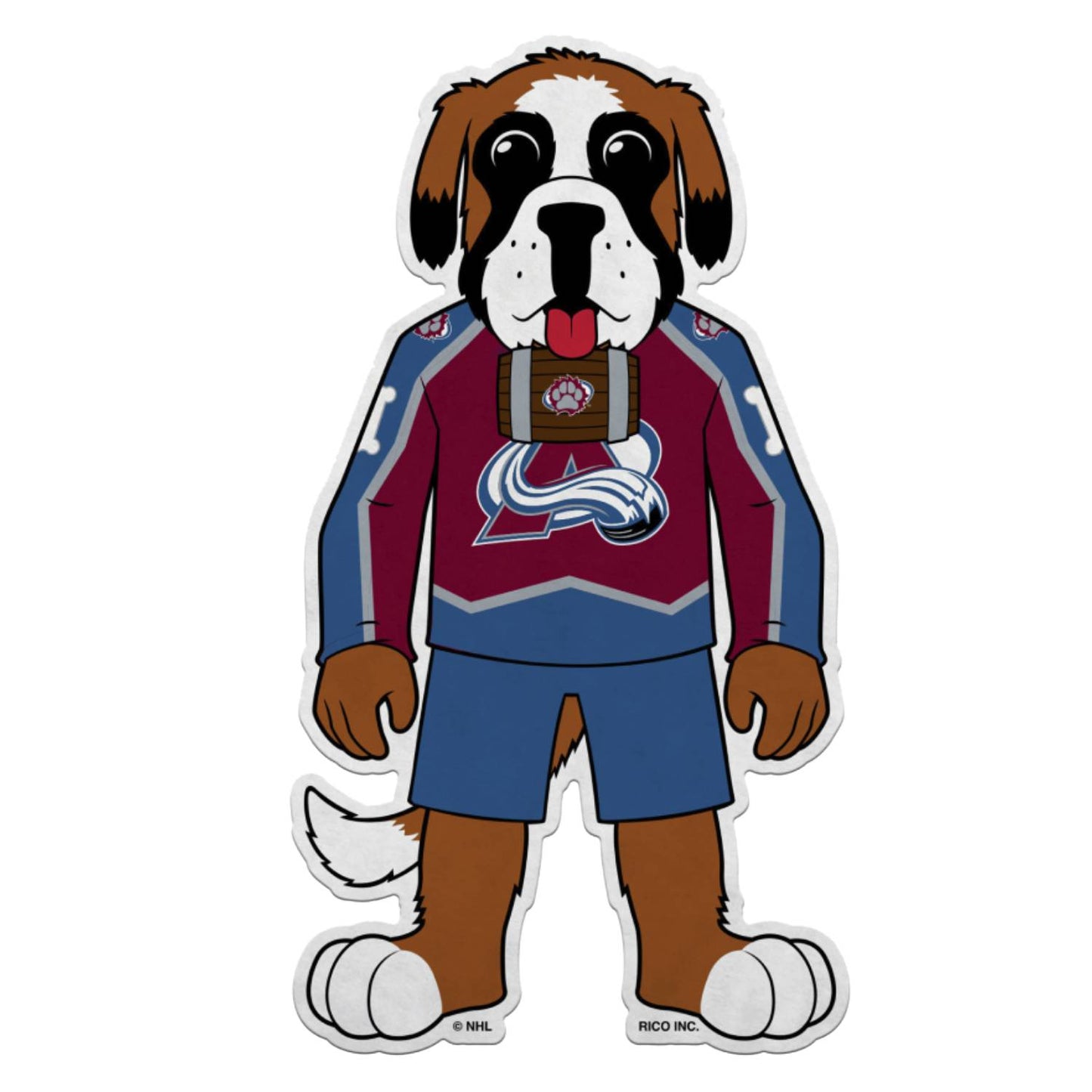 Avalanche Bernie Mascot Pennant