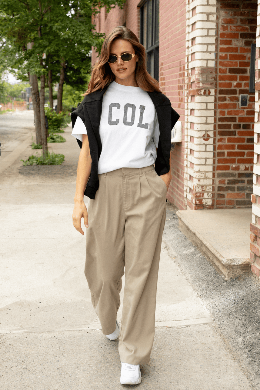 Avalanche Ladies Game Day Oversized T-Shirt - White