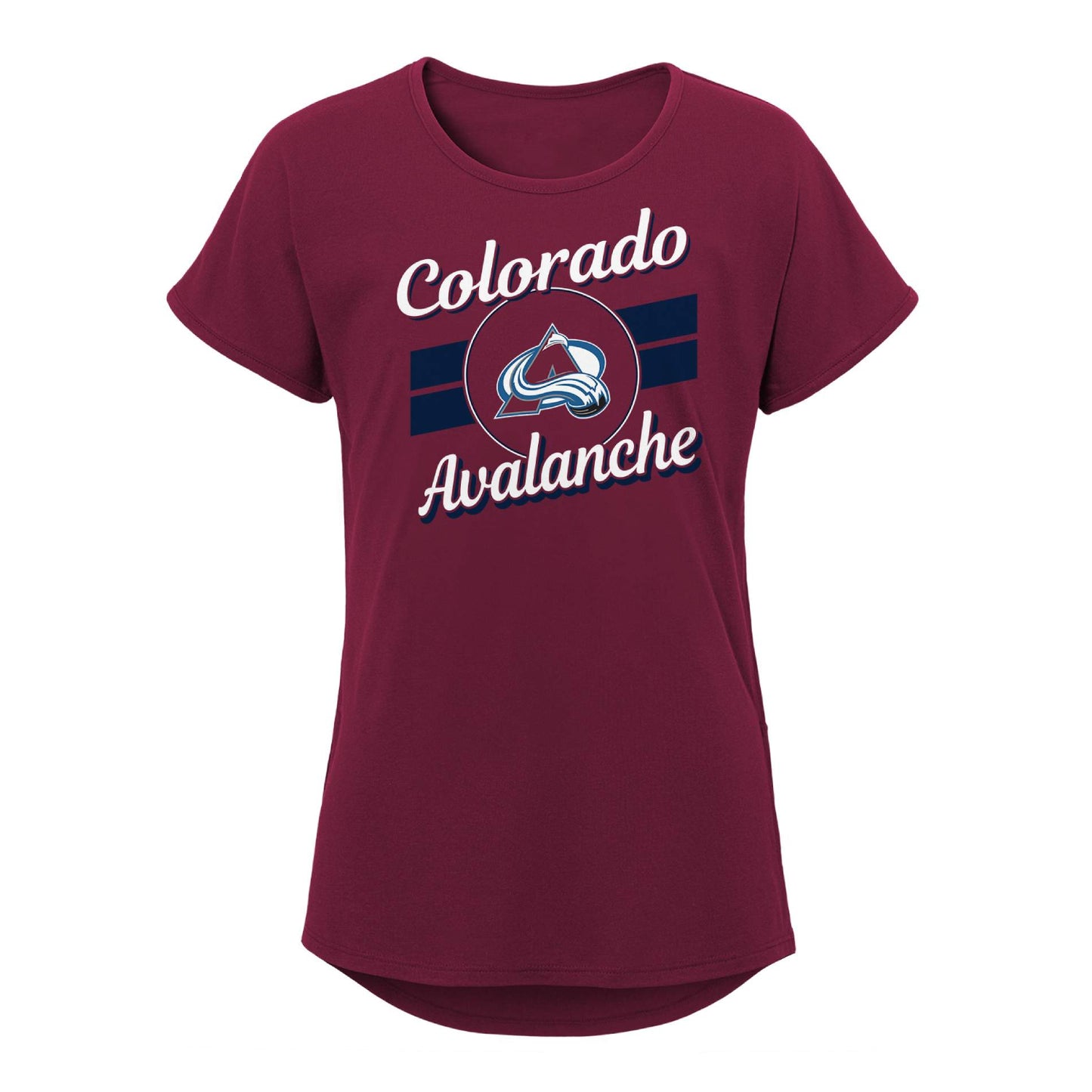 Girls Colorado Avalanche Center State T-Shirt