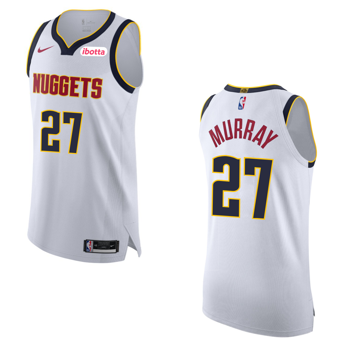 Denver Nuggets 27 Jamal Murray Association Authentic Jersey
