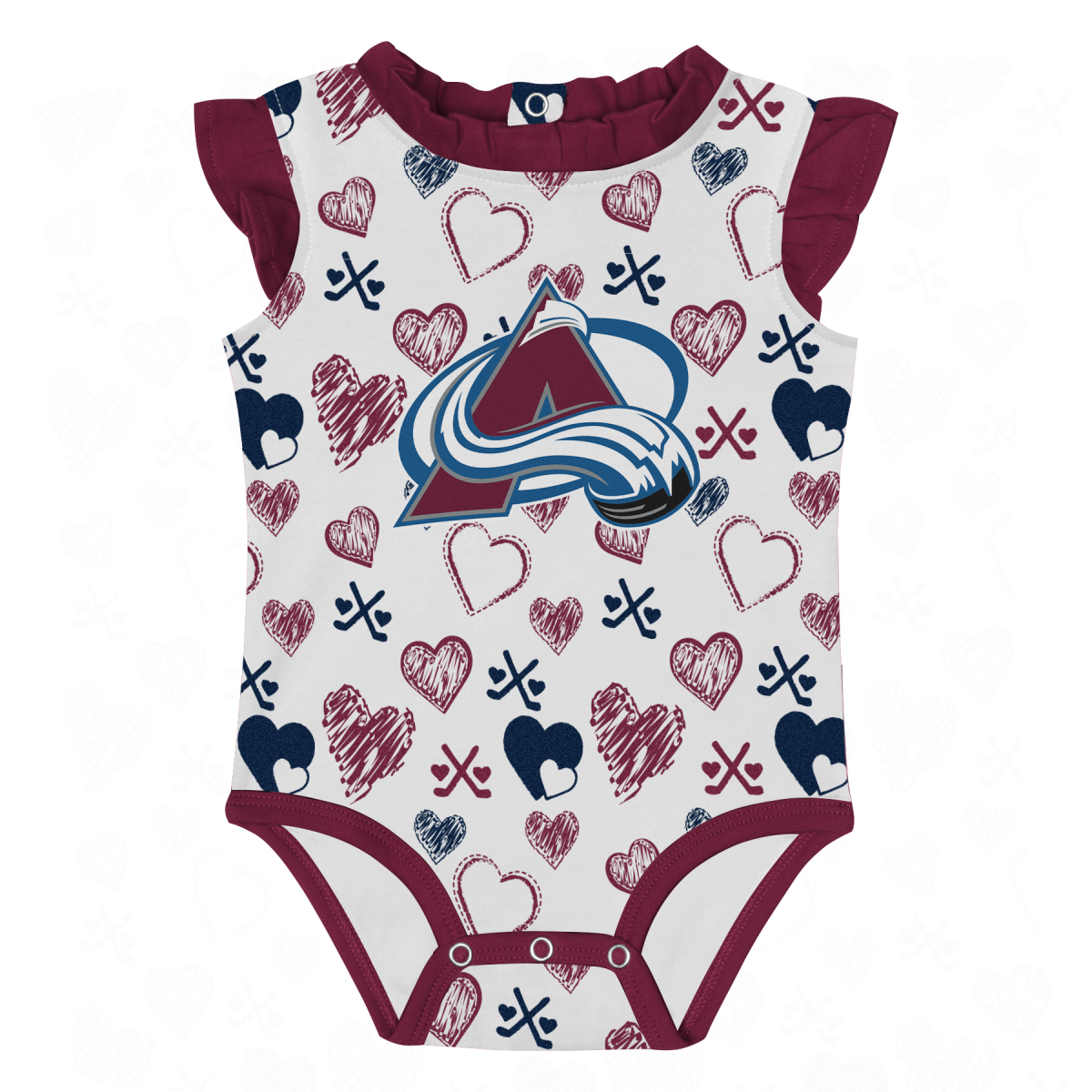 Avalanche Infant Happy Hearts 2 Pack Creeper