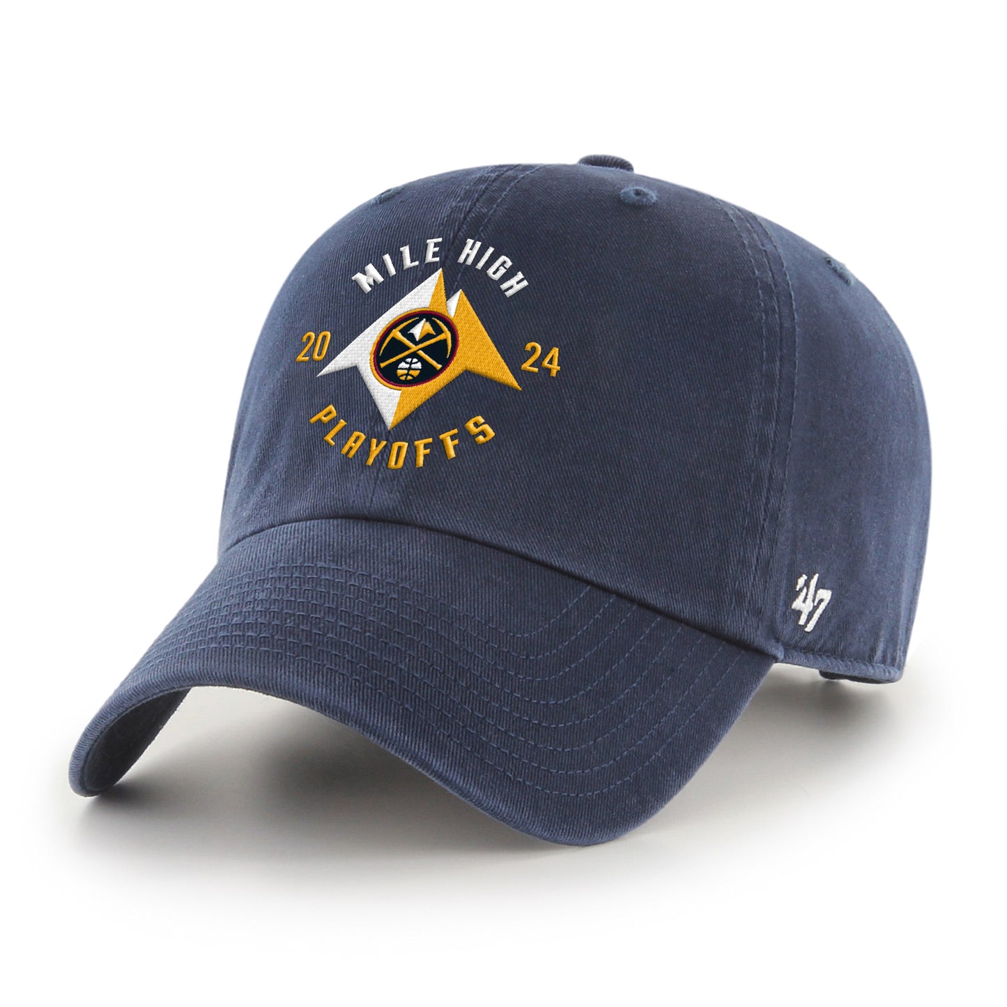 2024 Nuggets Playoffs Mile High Clean Up Hat
