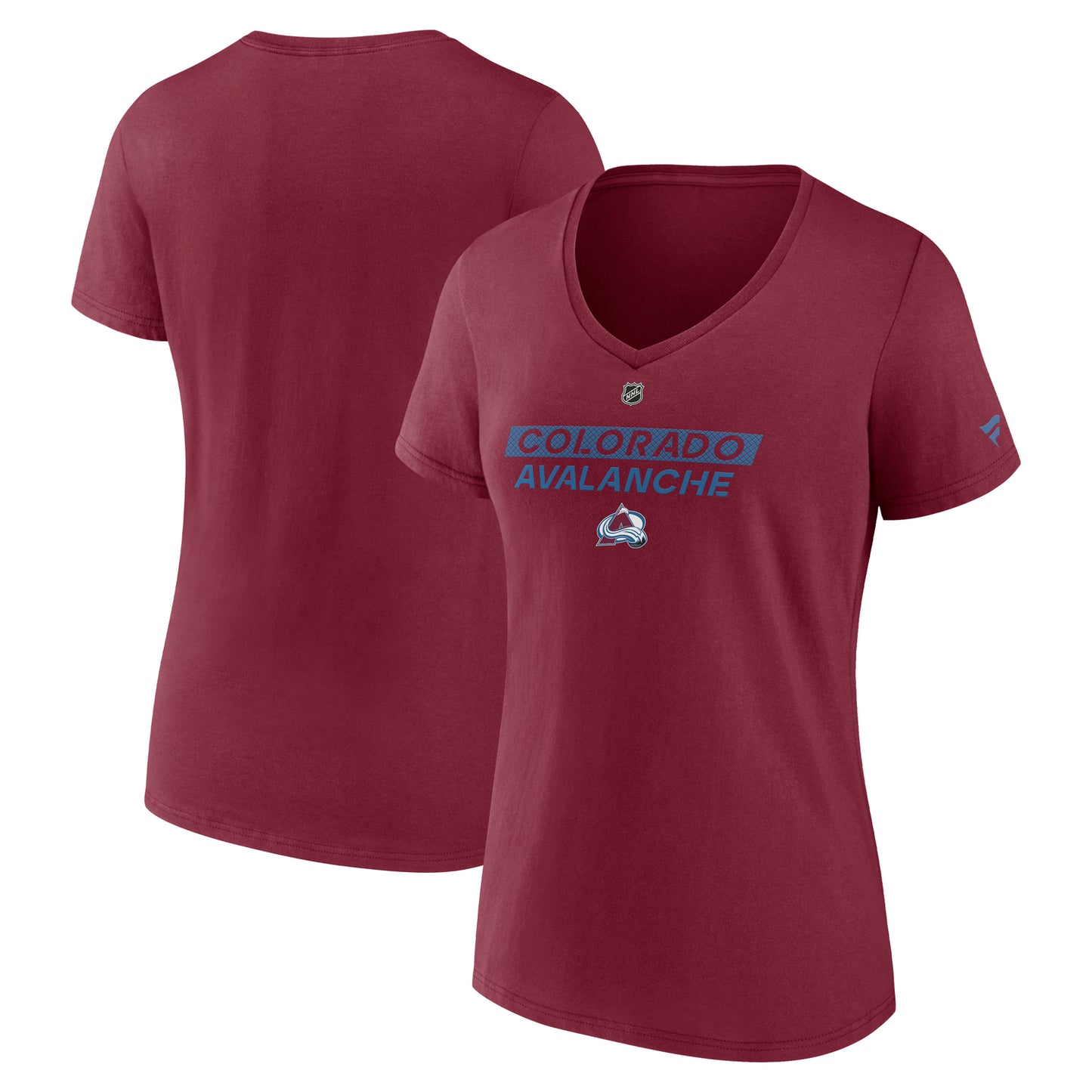 Avalanche Ladies Auth Pro V-Neck T-Shirt - Burgundy