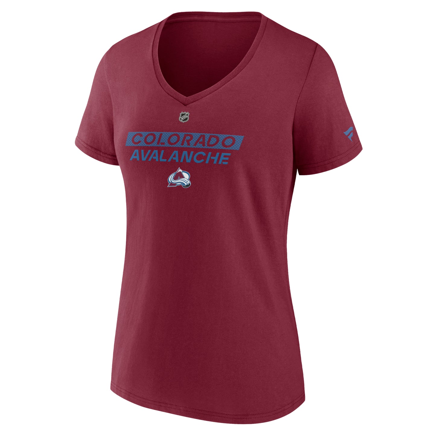 Avalanche Ladies Auth Pro V-Neck T-Shirt - Burgundy