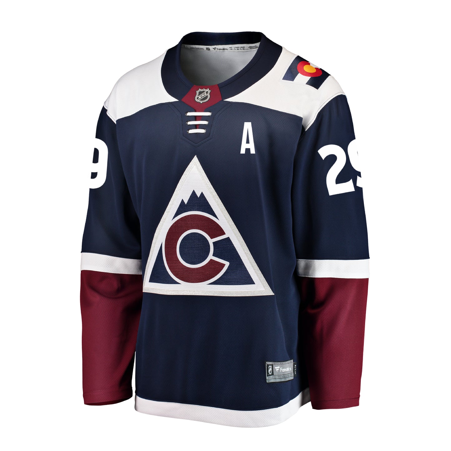 Colorado Avalanche #29 Nathan Mackinnon (A) Breakaway Alternate Jersey