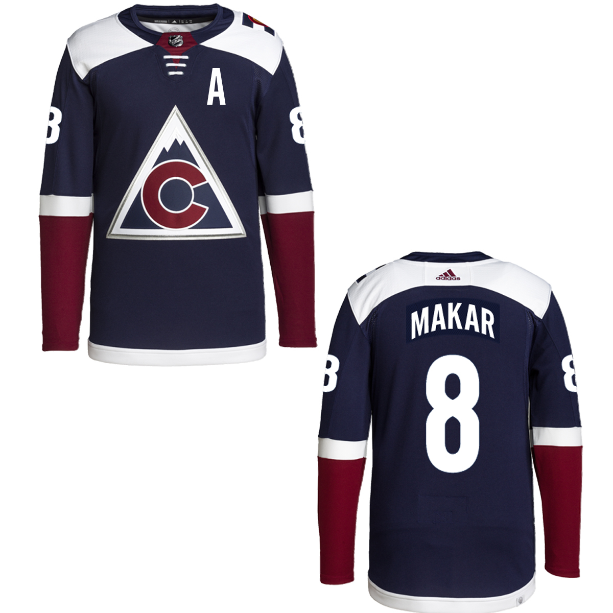 Avalanche Authentic Primegreen Alternate Player Jerseys Altitude Authentics