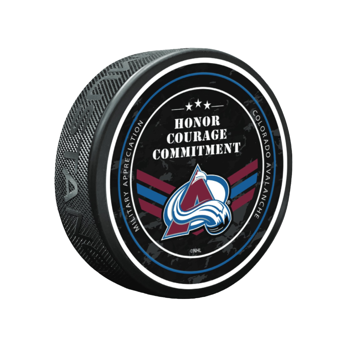 2024 25 Avalanche Military Appreciation Puck Altitude Authentics