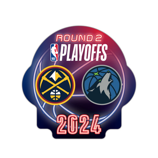 2024 Nuggets NBA Playoff 2 Team Lapel Pin Round 2