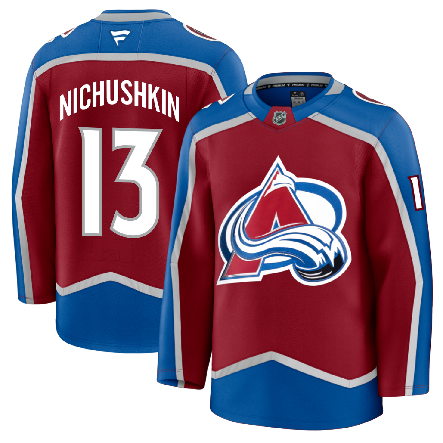 Colorado Avalanche #13 Valeri Nichushkin Premium Home Jersey
