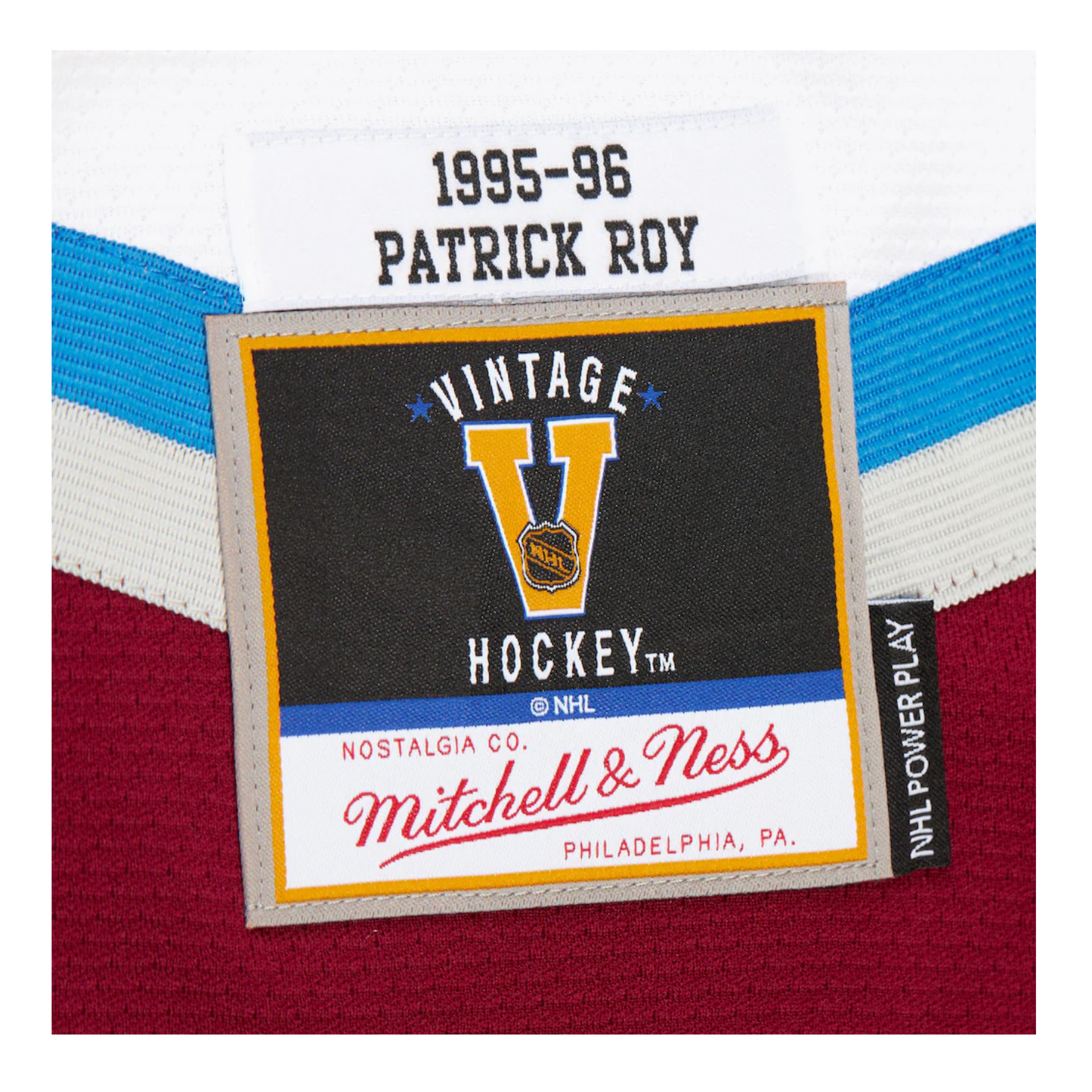 #33 Patrick Roy Colorado Avalanche 1995 Away Jersey