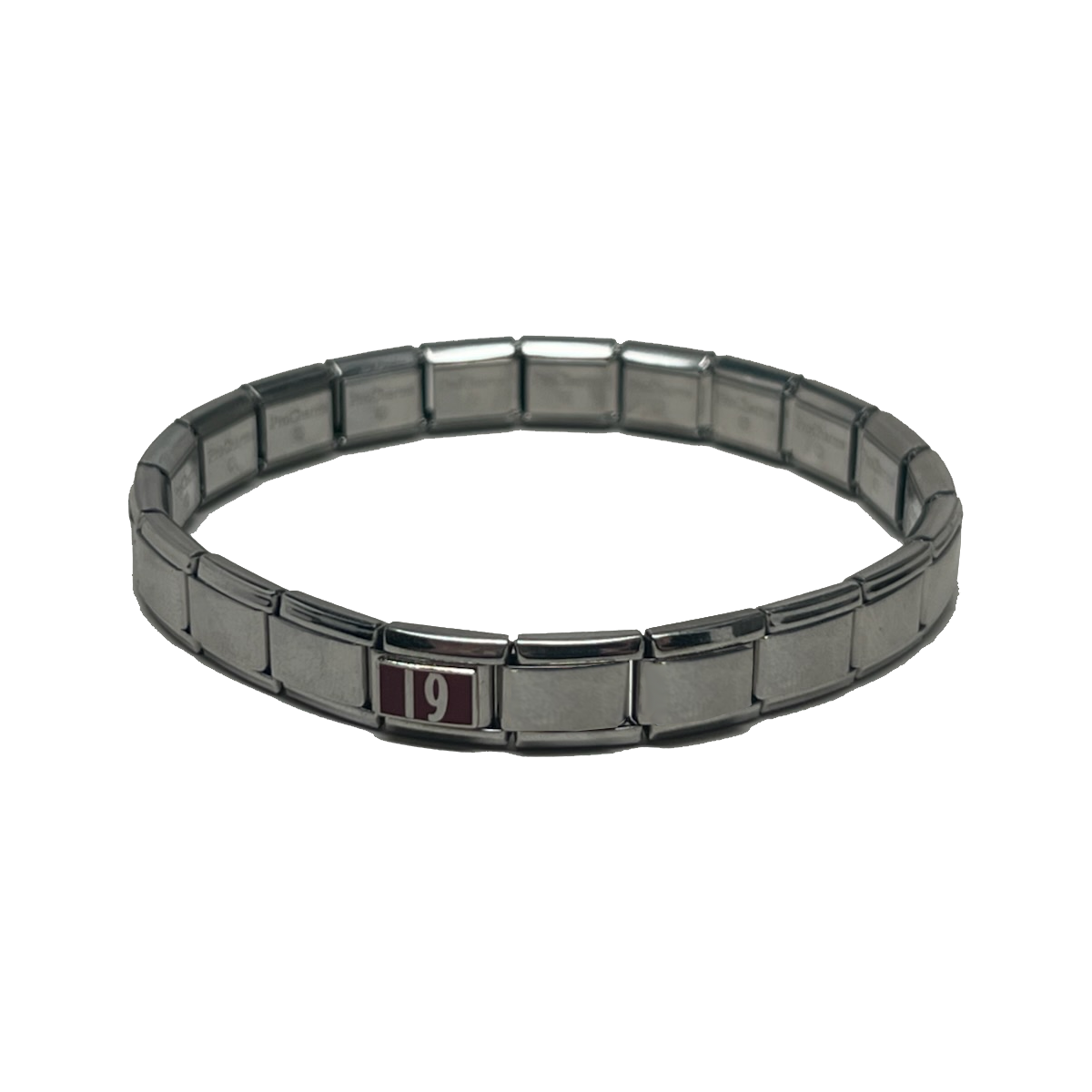 Retired Avalanche Silver Stretch Charm Bracelet