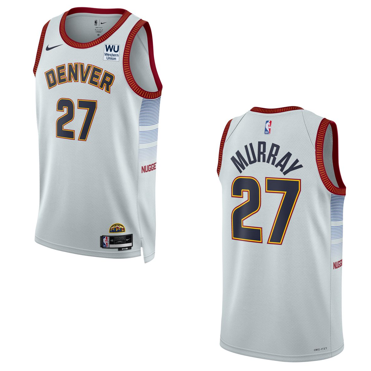 2022 23 Nuggets City Edition Swingman 27 Murray Jersey Altitude Authentics