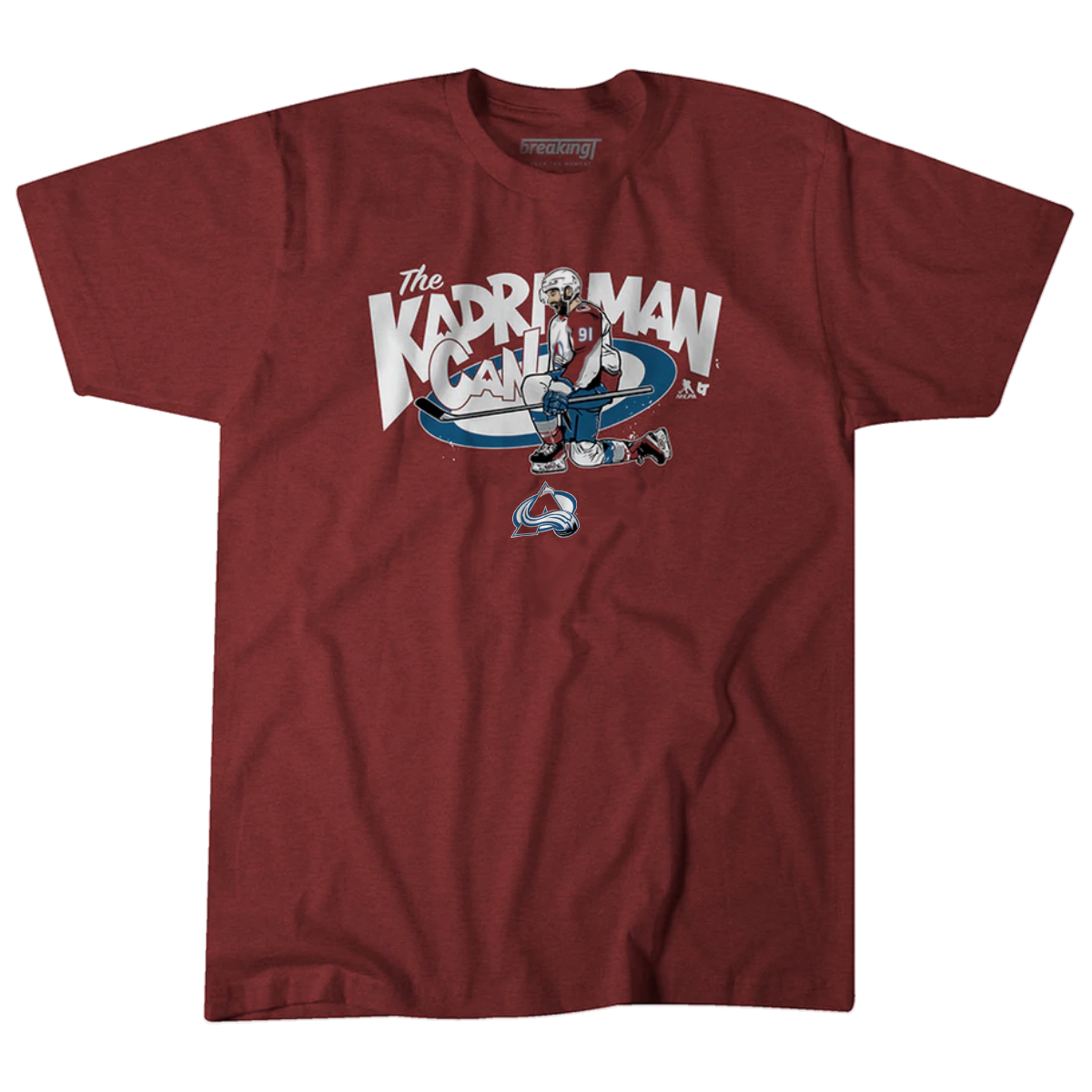 Colorado Avalanche The Kadri Man Can T-Shirt – Altitude Authentics