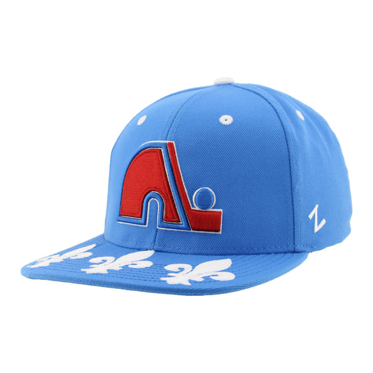 Colorado Avalanche Heritage Flat Brim Logos Snapback Hat