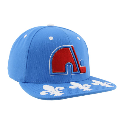 Colorado Avalanche Heritage Flat Brim Logos Snapback Hat