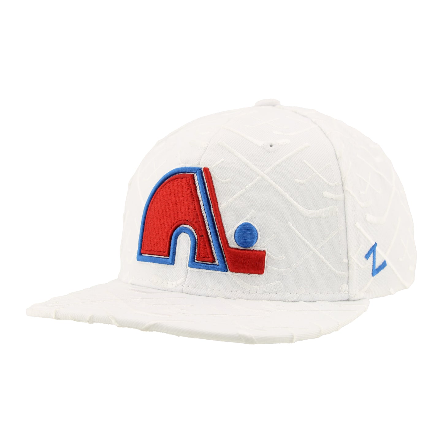 Colorado Avalanche Heritage Raised Cross Stix Snapback Hat