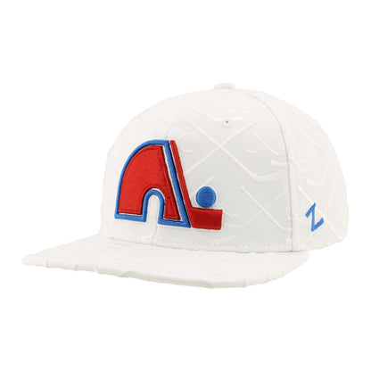 Colorado Avalanche Heritage Raised Cross Stix Snapback Hat