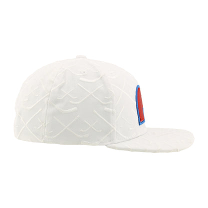 Colorado Avalanche Heritage Raised Cross Stix Snapback Hat