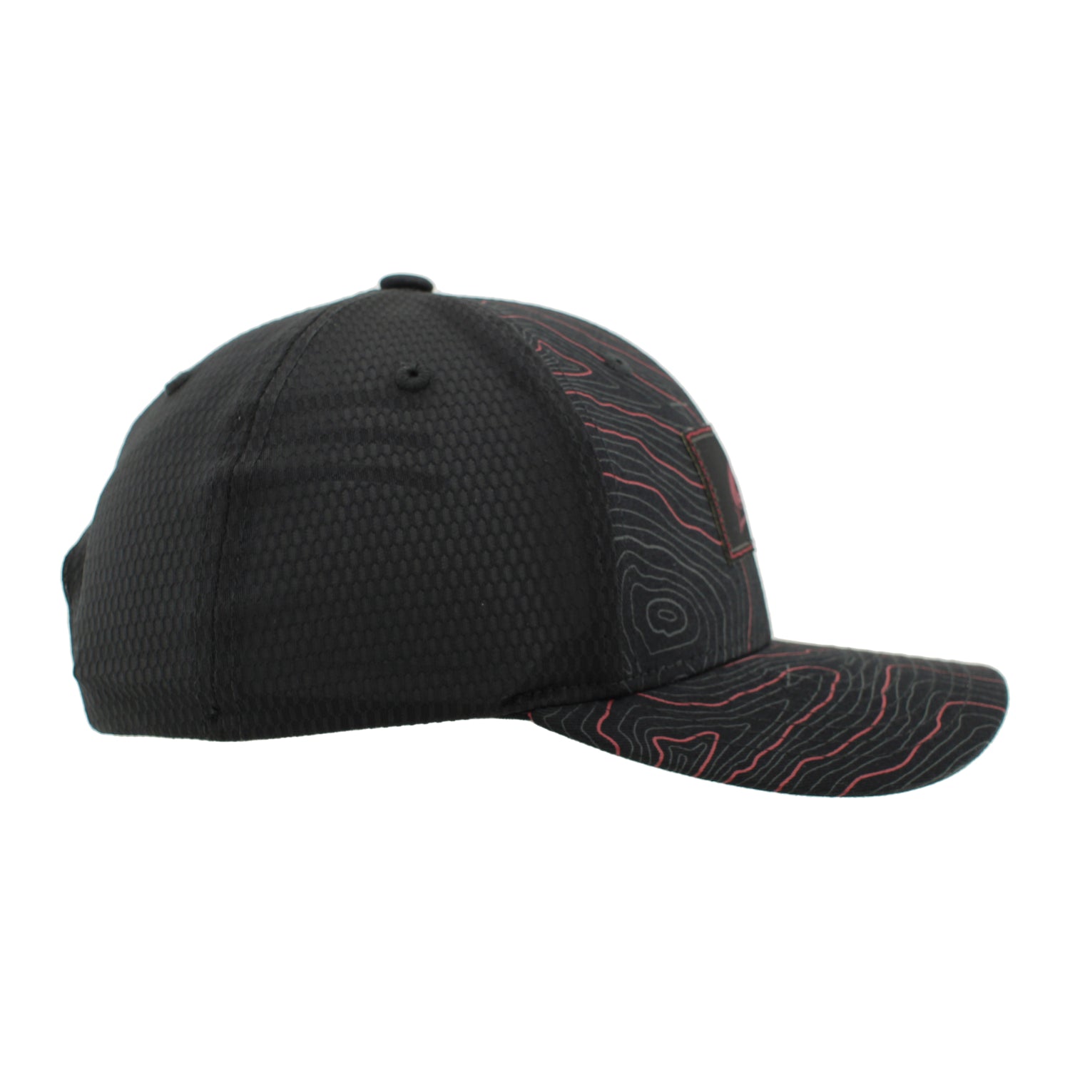 Right side facing black hat
