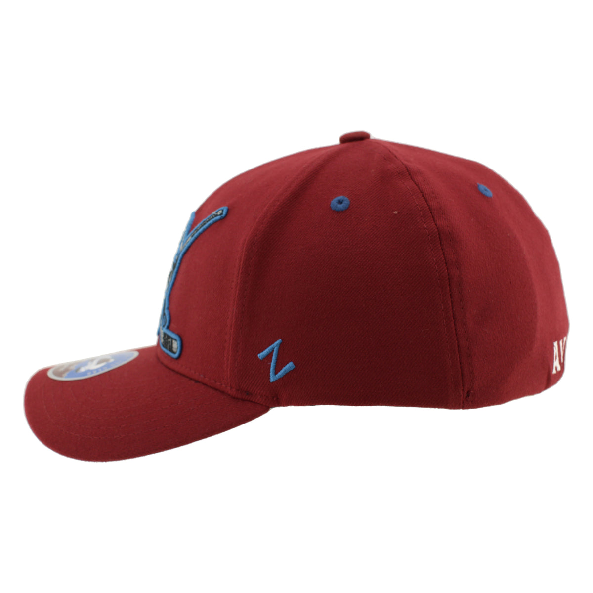 Avalanche Skull Cross Sticks Stretch Fit Hat