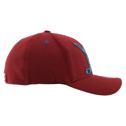 Avalanche Skull Cross Sticks Stretch Fit Hat