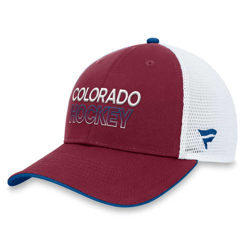 2023-24 Avalanche Pro Rink Trucker Hat - Burgundy
