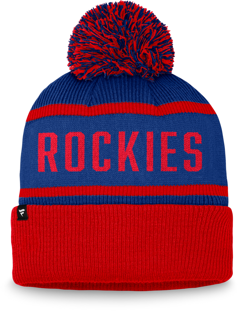 Rockies Hockey Heritage Pom Knit