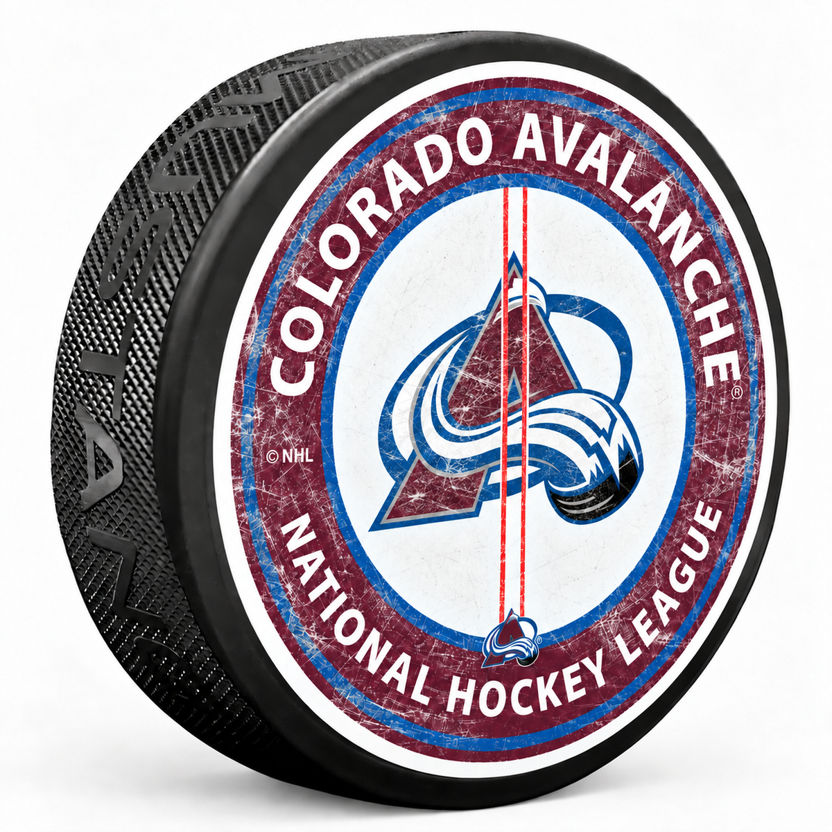 Colorado Avalanche High-Def Center Ice Puck