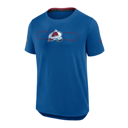 Colorado Avalanche Fanatics Authentic Pro Rink Tech T-Shirt