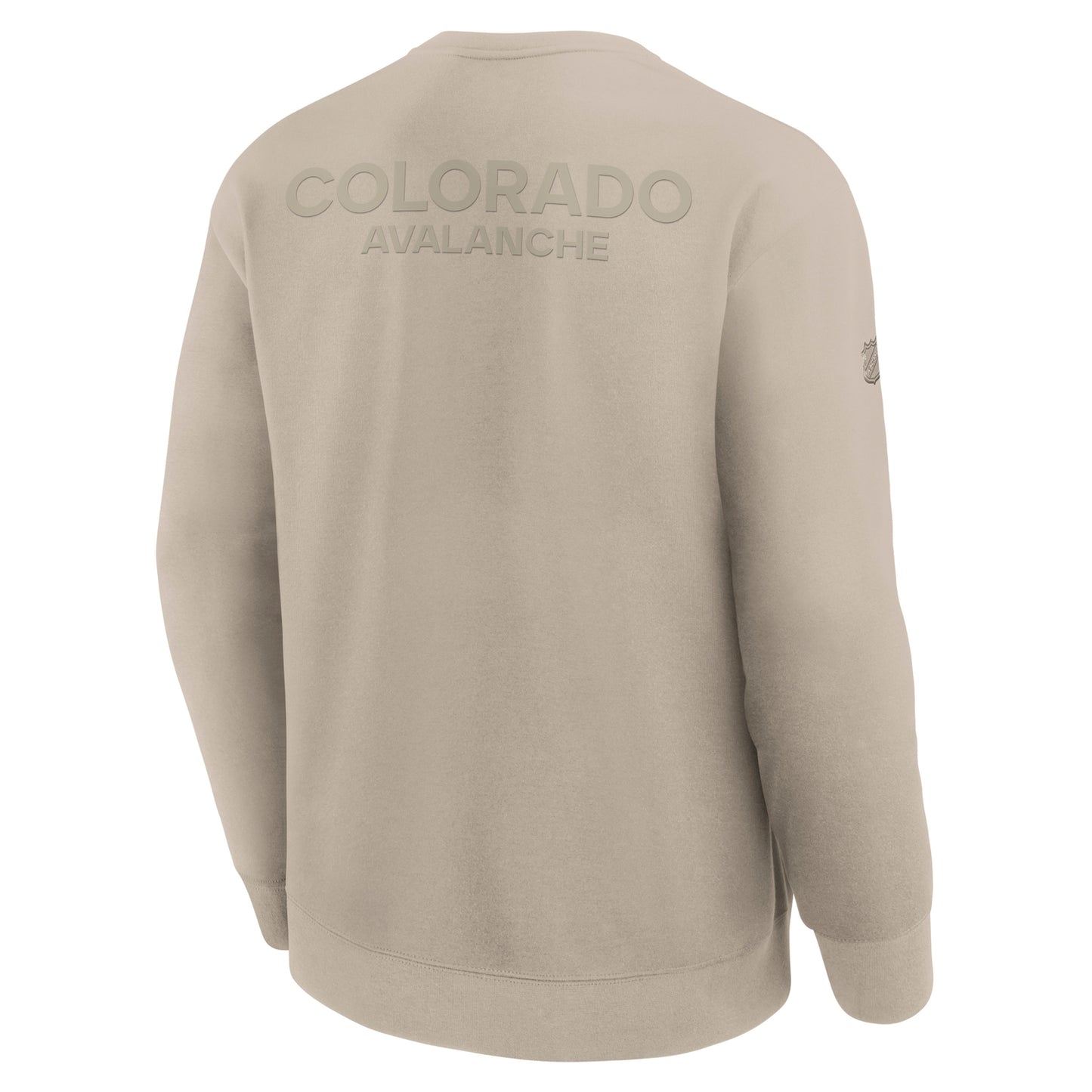 2025-2026 Colorado Avalanche Pro Road Fleece Crew - Tan