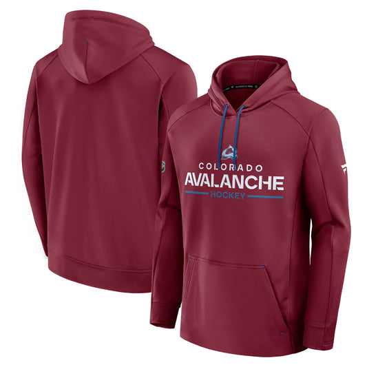 2025-2026 Colorado Avalanche Pro Rink Hoody - Burgundy