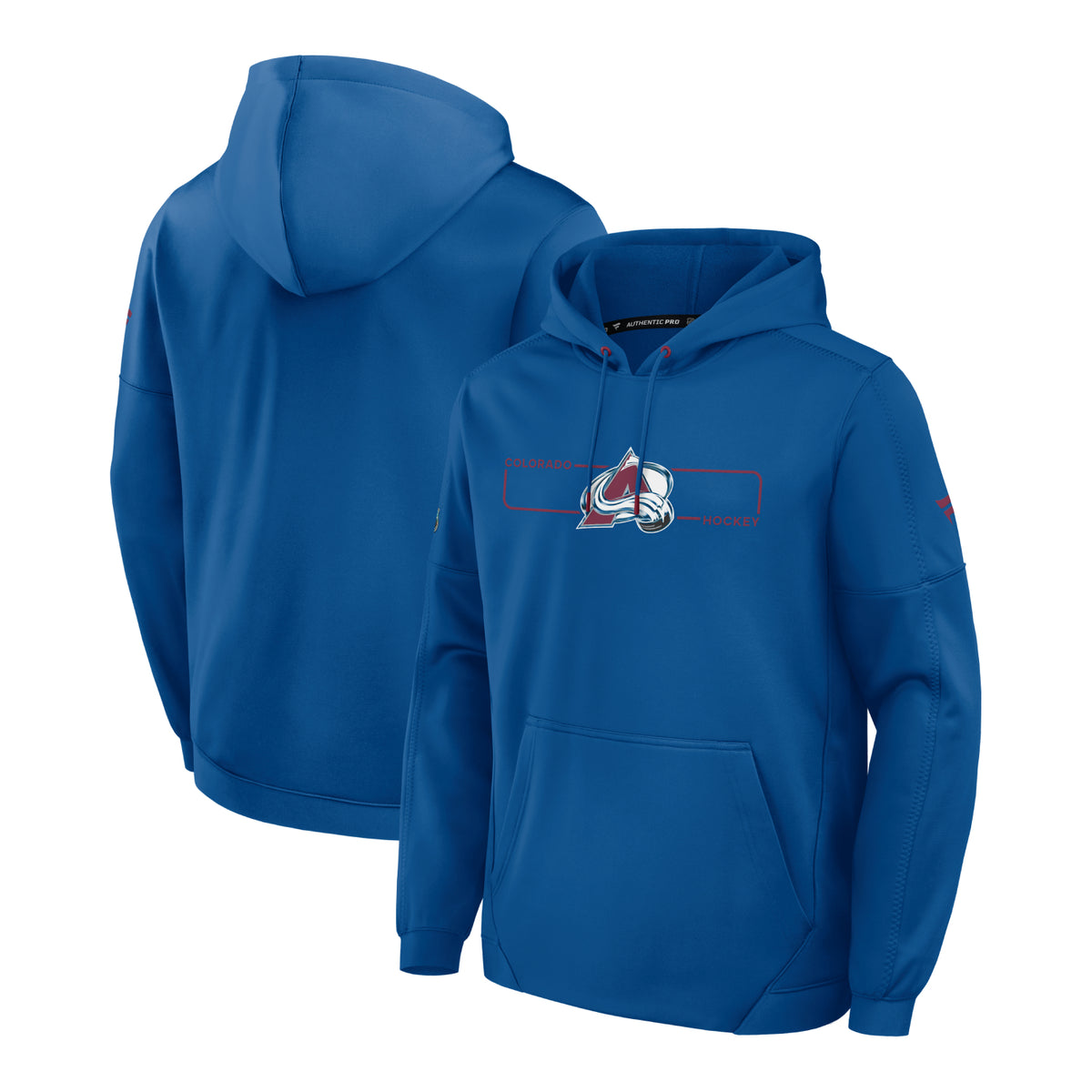Colorado Avalanche Fanatics Authentic Pro Rink Poly Fleece Hoody