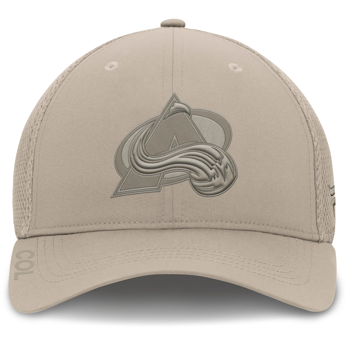 Colorado Avalanche Road 5 Mesh Stretch Fit Hat - Tan