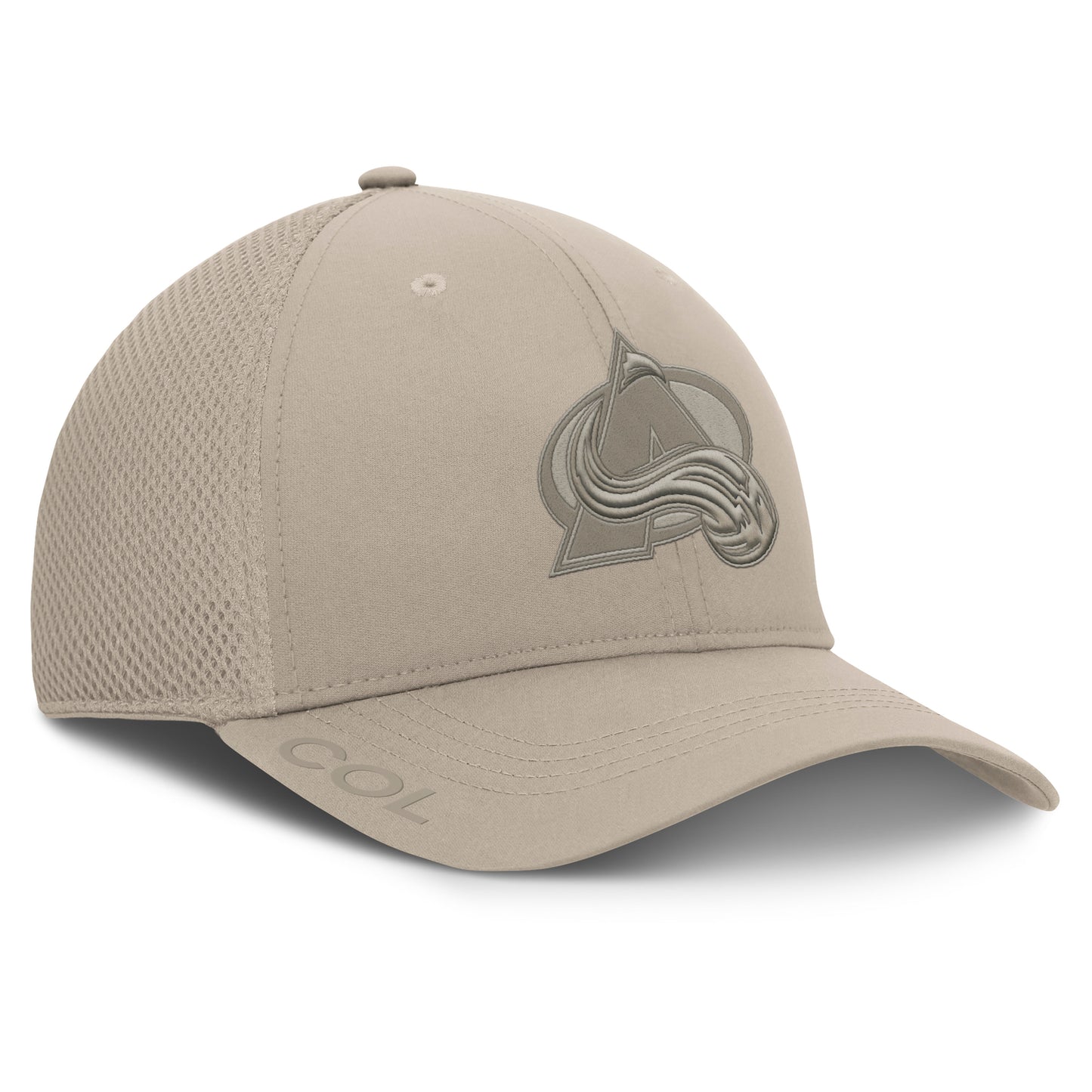 Colorado Avalanche Road 5 Mesh Stretch Fit Hat - Tan
