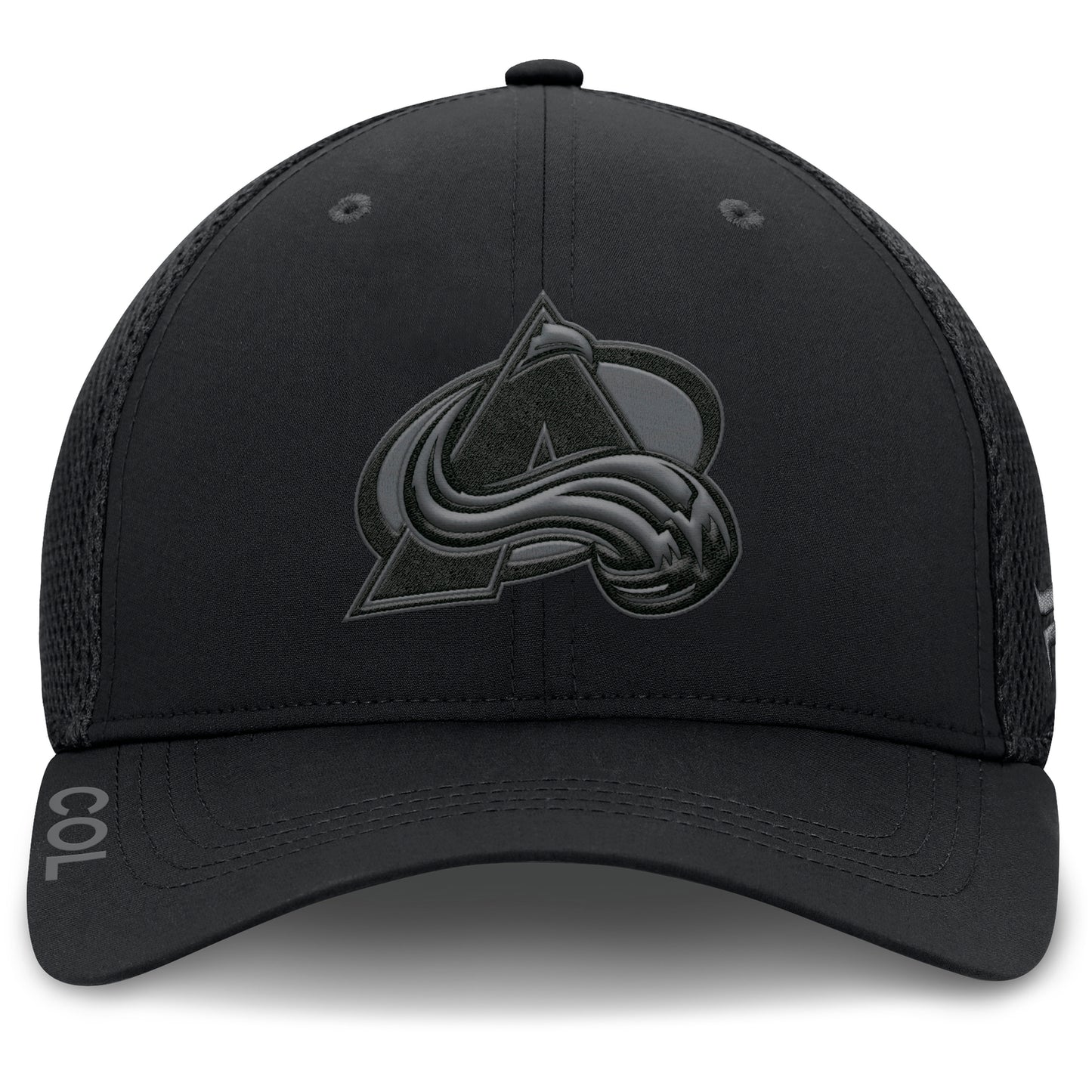 Colorado Avalanche Road 5 Mesh Stretch Fit Hat - Black