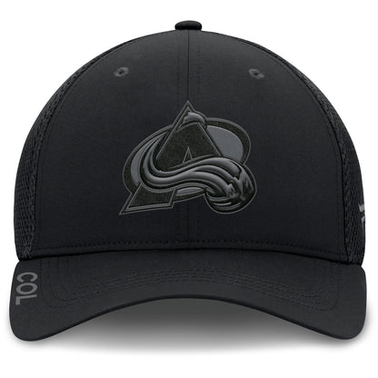 Colorado Avalanche Road 5 Mesh Stretch Fit Hat - Black
