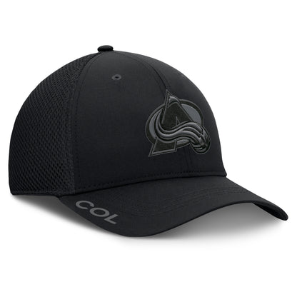 Colorado Avalanche Road 5 Mesh Stretch Fit Hat - Black