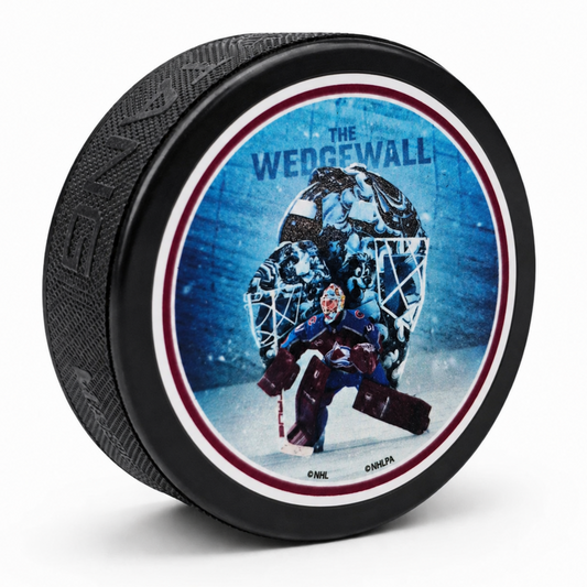 Colorado Avalanche Scott Wedgewood "Wedgewall" Puck